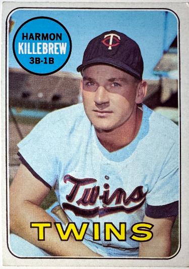 Harmon Killebrew 1969 Topps Card #375 (Minnesota Twins)-Powers Sports Memorabilia