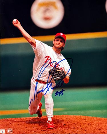 Tommy Greene Autographed Philadelphia Phillies MLB 8x10 Photo imperfect- Tuff Stuff COA/Show Ticket-Powers Sports Memorabilia