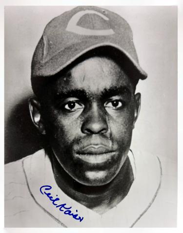 Cecil Kaiser Autographed Homestead Grays Negro League 8x10 Photo Dings- COA/Ticket-Powers Sports Memorabilia