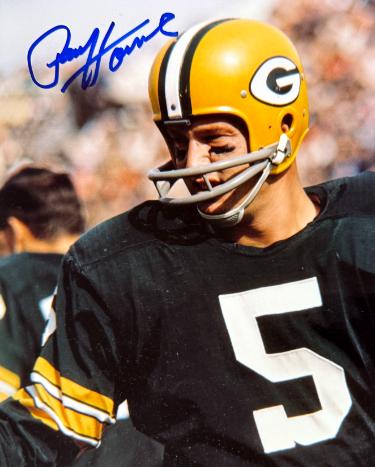 Paul Hornung Autographed Green Bay Packers 8X10 Photo minor dings- NFL Alumni COA/HOF-Powers Sports Memorabilia