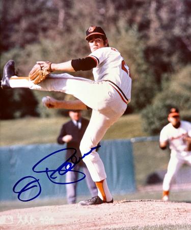 Jim Palmer Autographed Baltimore Orioles MLB 8x10 Photo imperfect - COA/Ticket (HOF)-Powers Sports Memorabilia