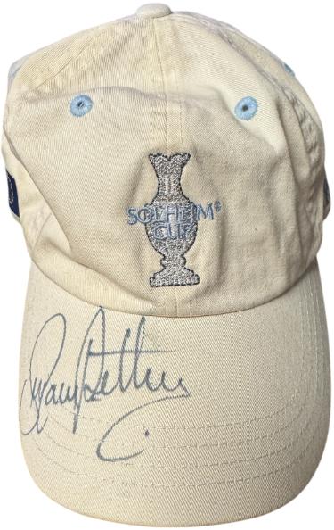 Suzann Pettersen Autographed Solheim Cup Europe /LPGA Imperial Golf Cap/Hat worn- COA-Powers Sports Memorabilia