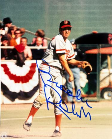 Brooks Robinson Autographed Baltimore Orioles MLB 8x10 Photo imperfect- COA- HOF/16GG-Powers Sports Memorabilia