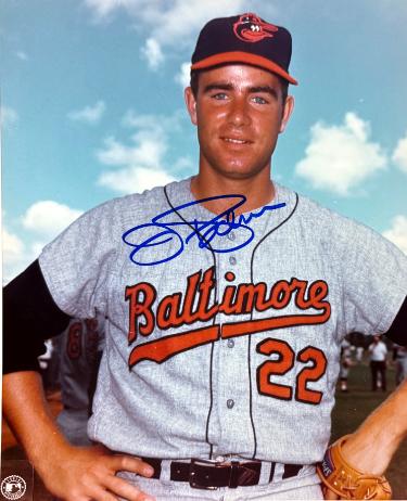 Jim Palmer Autographed Baltimore Orioles MLB 8x10 Photo imperfect- COA (HOF/Ticket)-Powers Sports Memorabilia