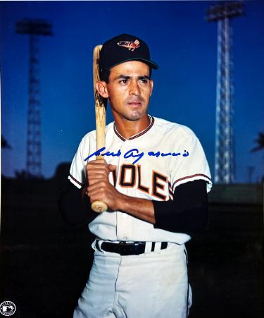 Luis Aparicio Autographed Baltimore Orioles MLB 8x10 Photo imperfect- COA/Show Ticket-Powers Sports Memorabilia