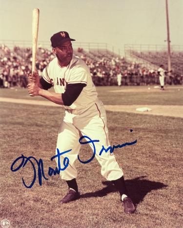 Monte Irvin Autographed New York Giants MLB 8x10 Photo imperfect- COA (HOF) - CTBL_045730-Powers Sports Memorabilia