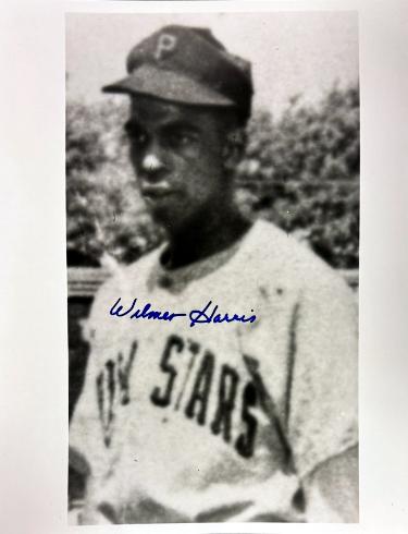 Wilmer Harris Autographed Philadelphia Stars Negro League 8x10 Photo imperfect- COA - CTBL_045745-Powers Sports Memorabilia