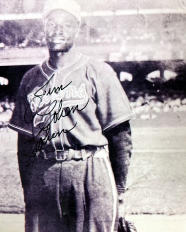 Jim Cohen Autographed Indianapolis Clowns Negro League 8x10 Photo imperfect- COA-Powers Sports Memorabilia