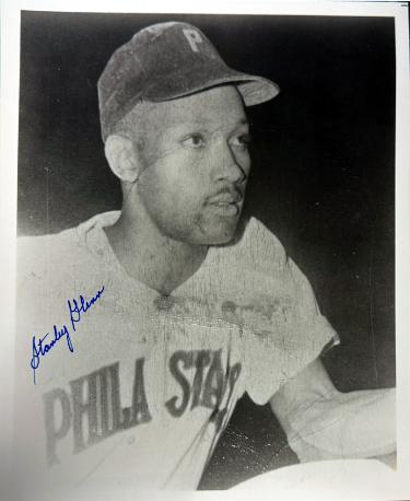 Stanley Glenn Autographed Philadelphia Stars Negro League 8x10 Photo imperfect- COA-Powers Sports Memorabilia
