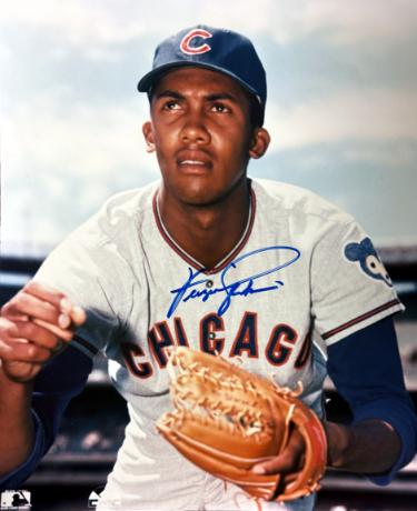 Fergie Jenkins Autographed Chicago Cubs MLB 8x10 Photo imperfect- COA (HOF) - CTBL_045761-Powers Sports Memorabilia