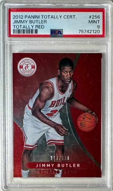 Jimmy Butler 2012-13 Panini Totally Red Rookie Card #256 /499- PSA Graded 9 Mint (Chicago Bulls)-Powers Sports Memorabilia