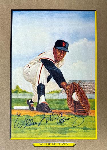 Willie McCovey Autographed San Francisco Giants Perez Steele Great Moments 5.75x8 Postcard- Beckett (HOF)-Powers Sports Memorabilia