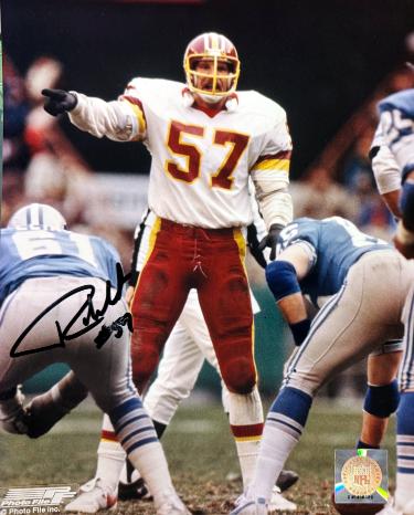 Rich Milot Autographed Washington NFL 8x10 Photo imperfect #57- COA/Show Ticket - CTBL_045849-Powers Sports Memorabilia