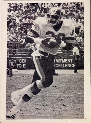 George Rogers Autographed Washington Redskins 5x7 Photo imperfect #38- COA-Powers Sports Memorabilia