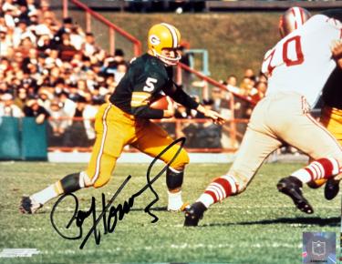 Paul Hornung Autographed Green Bay Packers 8X10 Photo imperfect- Tuff Stuff COA/HOF-Powers Sports Memorabilia
