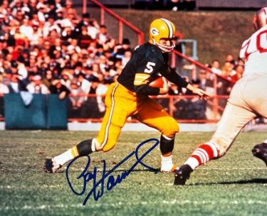 Paul Hornung Autographed Green Bay Packers 8X10 Photo imperfect- Tuff Stuff COA/HOF - CTBL_045855-Powers Sports Memorabilia