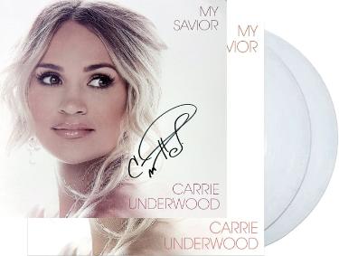 Carrie Underwood Autographed 2021 My Savior 11x11 Art Insert LP/Vinyl/Record- COA/NEW - CTBL_045857-Powers Sports Memorabilia