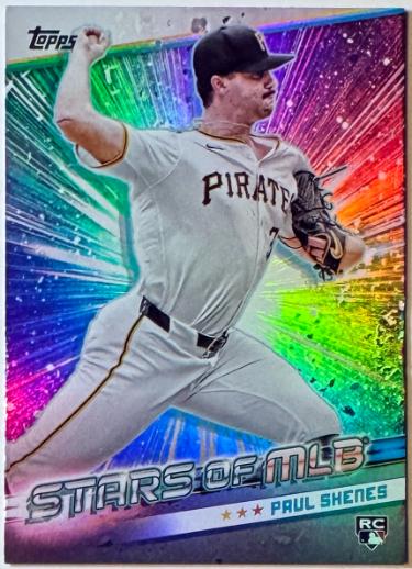 Paul Skenes 2024 Topps Update Series Rookie Stars of MLB Card #SMLB-64 (Pittsburgh Pirates)-Powers Sports Memorabilia