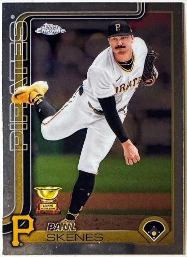 Paul Skenes 2025 Topps Chrome All Star Rookie Cup Card #300 (Pittsburgh Pirates)-Powers Sports Memorabilia