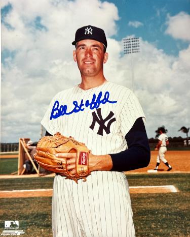 Bill Stafford Autographed New York Yankees MLB 8x10 Photo- COA (2X WS Champ)-Powers Sports Memorabilia
