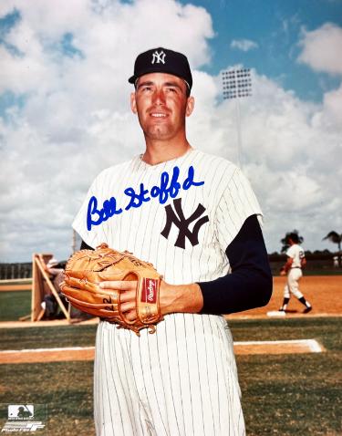 Bill Stafford Autographed New York Yankees MLB 8x10 Photo imperfect-COA (2X WS Champ)-Powers Sports Memorabilia