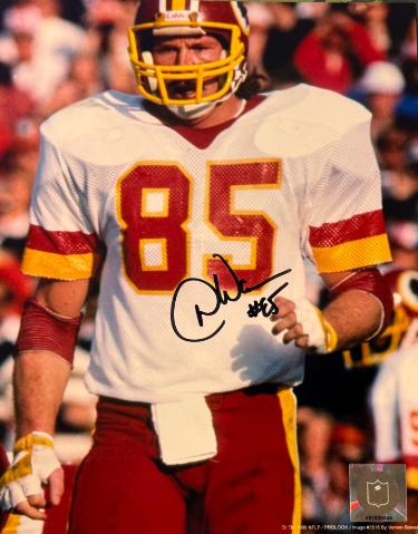 Don Warren Autographed Washington NFL Licensed 8x10 Photo #85 -COA -3X SB Champ/HOGS-Powers Sports Memorabilia