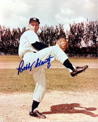 Bobby Shantz Autographed New York Yankees 8x10 Photo- COA (World Series Champ/8x GG)-Powers Sports Memorabilia