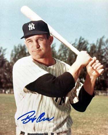 Bob Cerv Autographed New York Yankees 8x10 Photo- COA (WS Champ) - CTBL_045902-Powers Sports Memorabilia