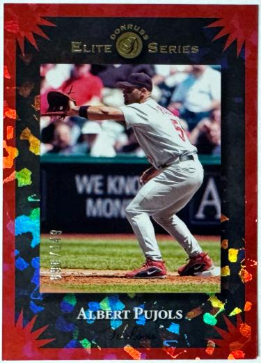 Albert Pujols 2025 Donruss Elite Series Red Ice Card #12- /149 (St. Louis Cardinals)-Powers Sports Memorabilia
