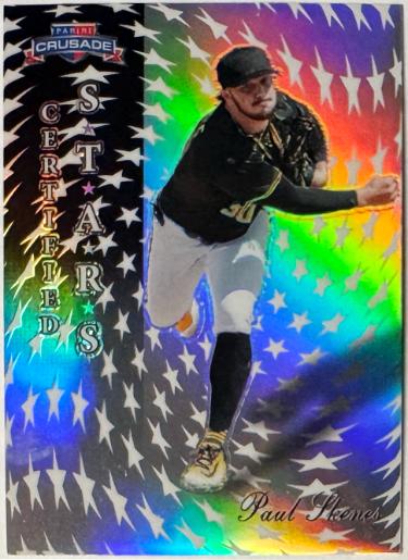 Paul Skenes 2025 Crusade Certified Stars Silver Prizm Card #13 (Pittsburgh Pirates)-Powers Sports Memorabilia