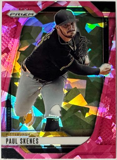 Paul Skenes 2025 Panini Pink Ice Prizm Card #248 (Pittsburgh Pirates)-Powers Sports Memorabilia