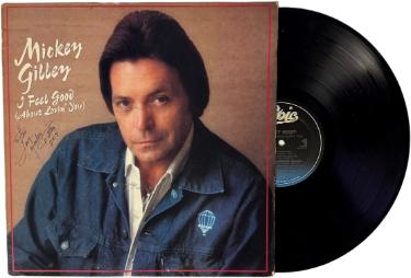 Mickey Gilley Autographed 1985 I Feel Good (About Lovin' You) Album Cover/LP/Vinyl Record To Lori- JSA-Powers Sports Memorabilia