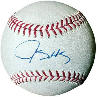 James Shields Autographed Rawlings Official Major League Baseball- MLB Holo #EK006144-Powers Sports Memorabilia