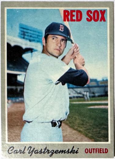 Carl Yastrzemski 1970 Topps Card #10 (Boston Red Sox/HOF)-Powers Sports Memorabilia