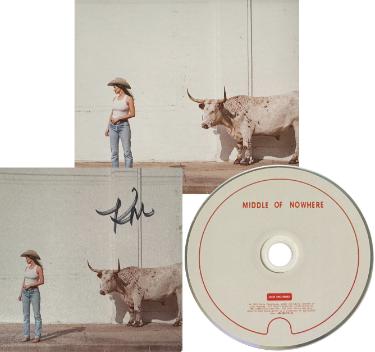 Kacey Musgraves Autographed 2026 Middle Of Nowhere 4.75x4.75 Art Card w/ Album/CD- COA