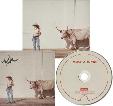 Kacey Musgraves Autographed 2026 Middle Of Nowhere 4.75x4.75 Art Card w/ Album/CD- COA - CTBL_046077-Powers Sports Memorabilia