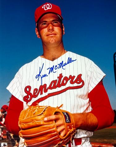 Ken McMullen Autographed Washington Senators MLB Licensed 8x10 Photo imperfect- COA-Powers Sports Memorabilia