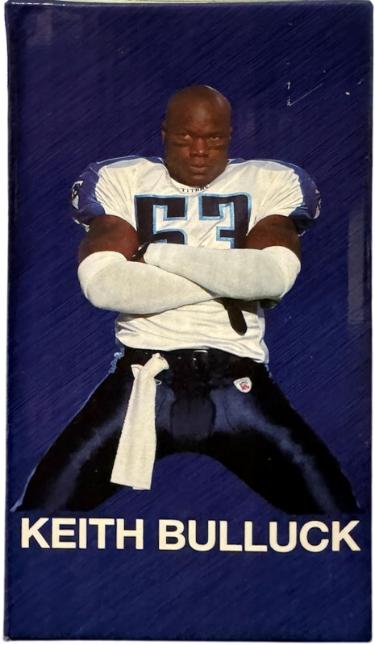 Keith Bulluck 2016 Tennessee Titans Idegy Bobblehead Season Ticket Holders Gift-Powers Sports Memorabilia