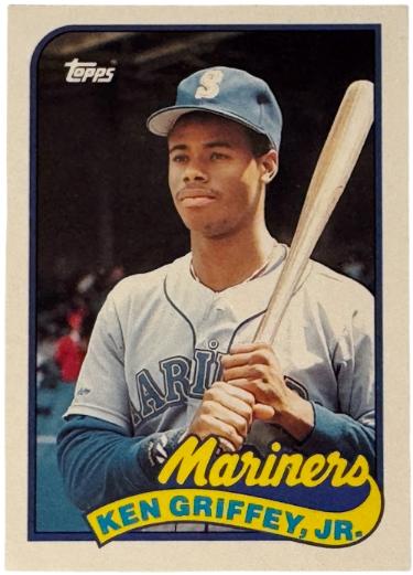 Ken Griffey, Jr 1989 Topps Traded Rookie Card (RC) #41T (Seattle Mariners/HOF)-Powers Sports Memorabilia