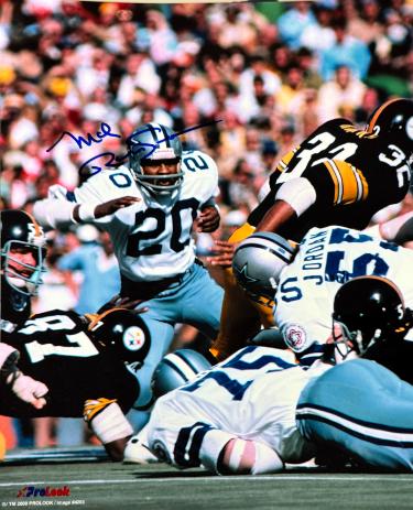 Mel Renfro Autographed Dallas Cowboys NFL 8x10 Photo imperfect - COA (HOF)-Powers Sports Memorabilia