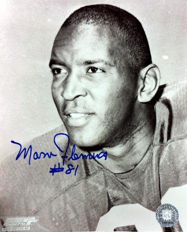 Marv Fleming Autographed Green Bay Packers NFL B&W 8x10 Photo imperfect #81- COA-Powers Sports Memorabilia