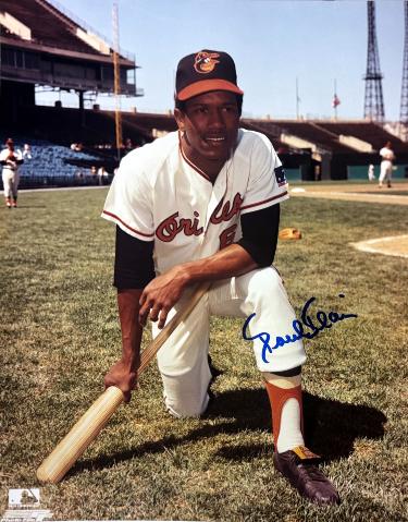 Paul Blair Autographed Baltimore Orioles MLB 8x10 Photo Dings COA (4X WS Champ/8X GG)-Powers Sports Memorabilia