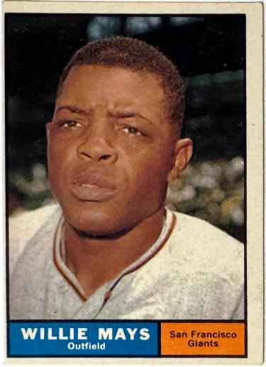 Willie Mays 1961 Topps Card #150 VG-EX (San Francisco Giants/HOF)-Powers Sports Memorabilia