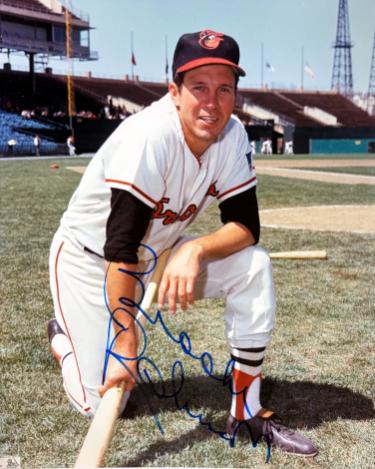 Brooks Robinson Autographed Baltimore Orioles MLB 8x10 Photo imperfect- COA- HOF/16GG - CTBL_046193-Powers Sports Memorabilia
