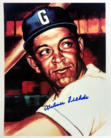 Wilmer Fields Autographed Homestead Grays Negro League 8x10 Photo Imperfect- COA-Powers Sports Memorabilia