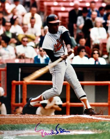 Paul Blair Autographed Baltimore Orioles MLB 8x10 Photo Dings COA (4X WS Champ/8X GG) - CTBL_046211-Powers Sports Memorabilia