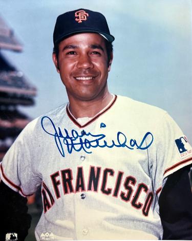 Juan Marichal Autographed San Francisco Giants MLB 8x10 Photo minor dings- COA (HOF)-Powers Sports Memorabilia