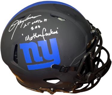 Lawrence Taylor Autographed New York Giants Eclipse Full Size Speed Authentic Helmet w/Visor w/ Bad Mother** insc- Beckett-Powers Sports Memorabilia