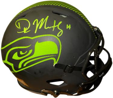 DK (D.K.) Metcalf Autographed Seattle Seahawks Riddell NFL Eclipse FS Speed Authentic Helmet #14- Mill Creek Hologram-Powers Sports Memorabilia