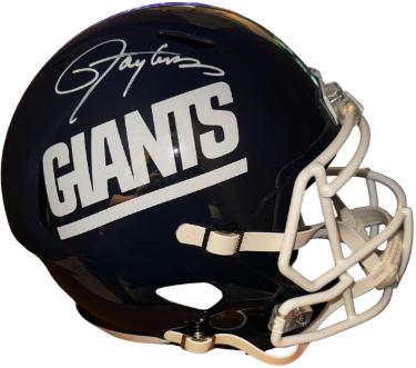 Lawrence Taylor Autographed New York Giants Riddell NFL Full Size Speed TB Rep Helmet- Beckett Witnessed (HOF)-Powers Sports Memorabilia